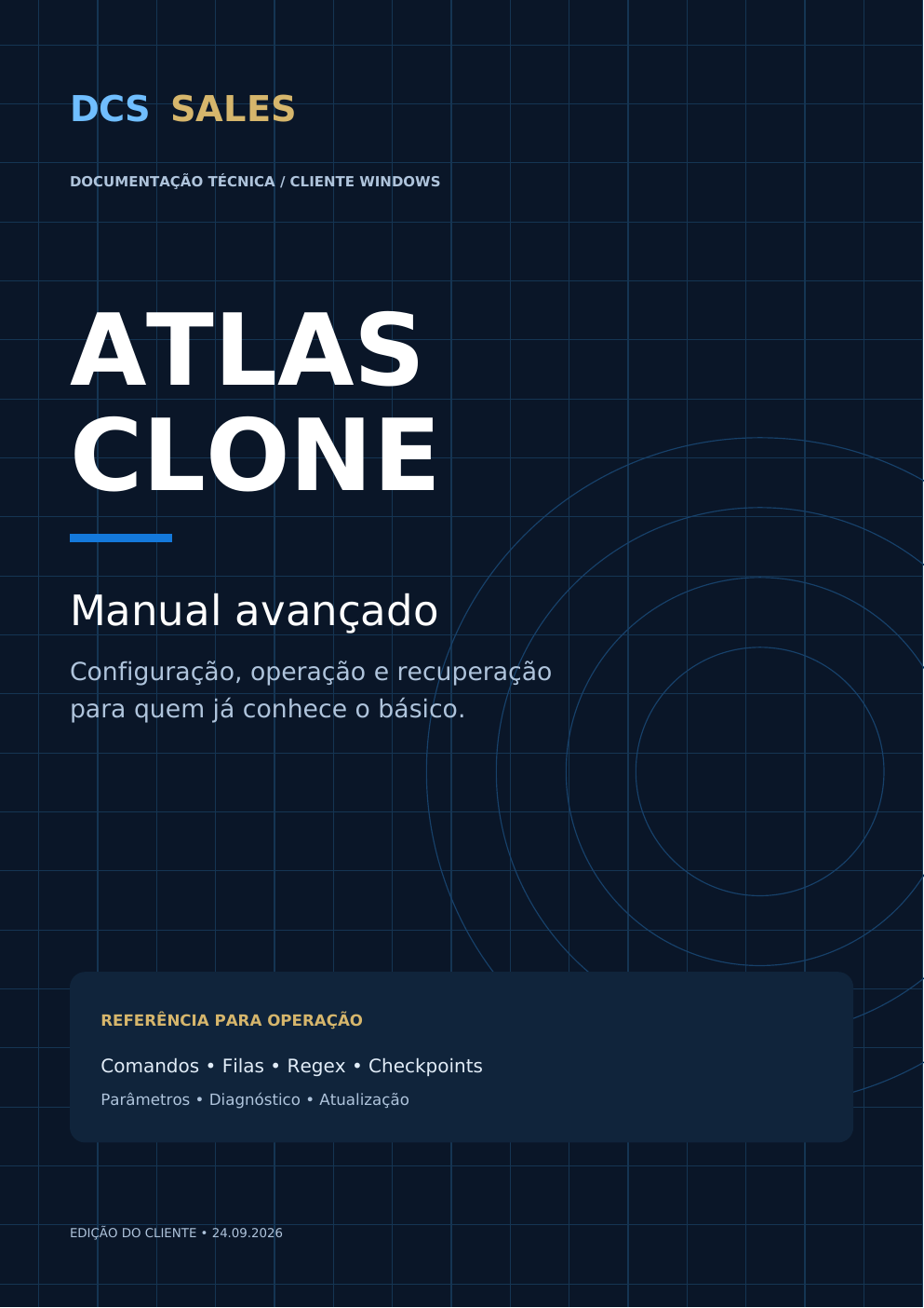 Manual avançado ATLAS CLONE